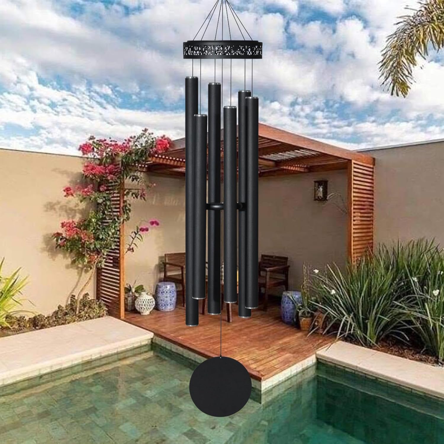 Extra Large Wind Chimes for Outside Deep Tone, Sympathy Memorial Gifts for Loss of Loved one,48" Church Wind Chime Outdoor Clearance,Hanging Decor for Garden,Yard,Patio and Lawn - Image 6