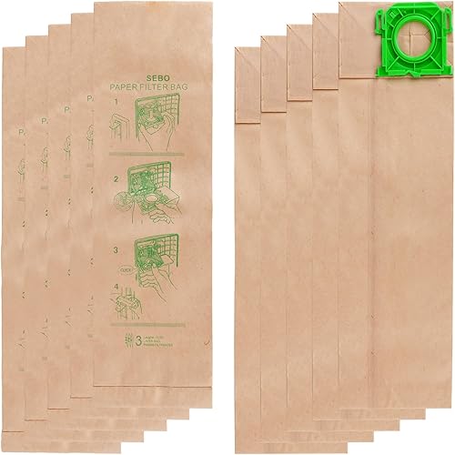 Paquete de 10 bolsas de vacío compatibles con sensores Windsor G y C Series G1 C2 C3 X12 X15 Versamatic Plus Sebo de repuesto para 5300REP