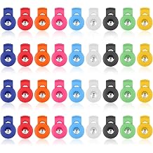 36 Pcs Baseball Glove Locks, Glove Lace Locks, Never Need Tying Knots Again, Gloves Lock Clips for Gloves Repair and Secure Fit - Youth & Adult Players 9 Assorted Colors 4 Each
