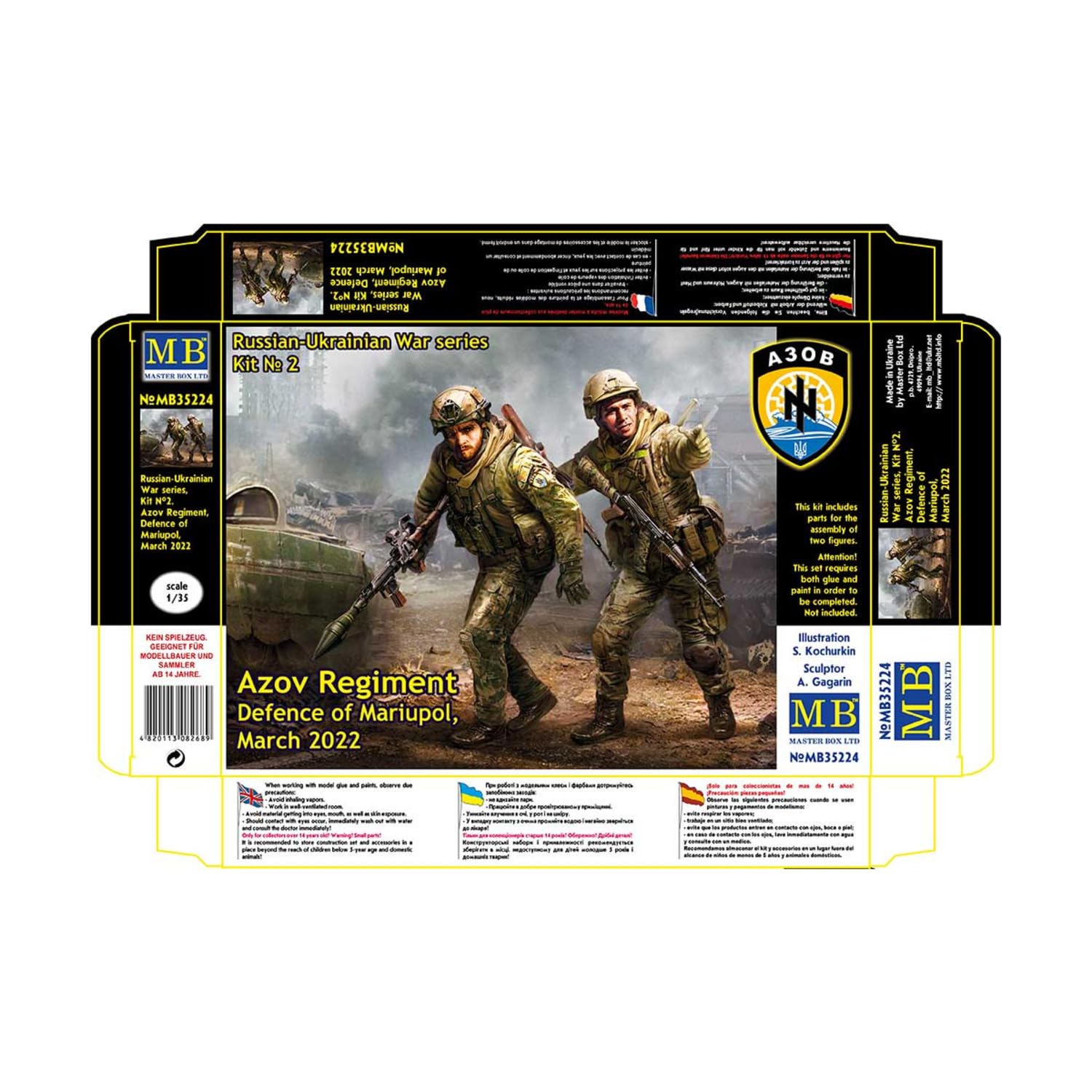 MasterboxMAS35224 Scale Model kit