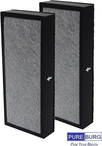Miniatura 3 de PUREBURG Filtro de repuesto compatible con purificadores de aire Alen T100 T300, TF30-Silver TF30-Fresh y TF15-Puro, paquete de 2 prefiltro de