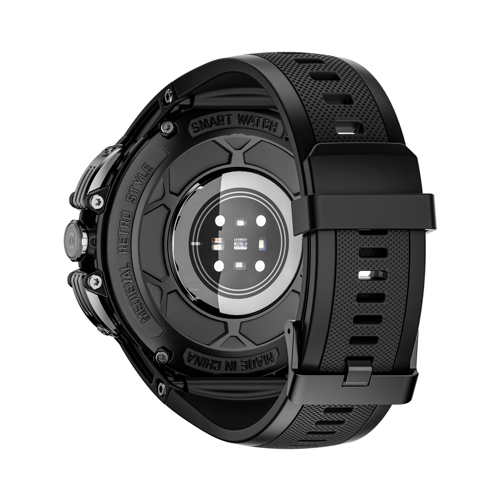 LOKMAT Montre intelligente Android 4G, écran AMOLED 1,75" 3 Go + 32 Go, tracker d'activité de sport, montre intelligente pour hommes et femmes, avec fente pour carte SIM, caméra rotative, GPS, NFC