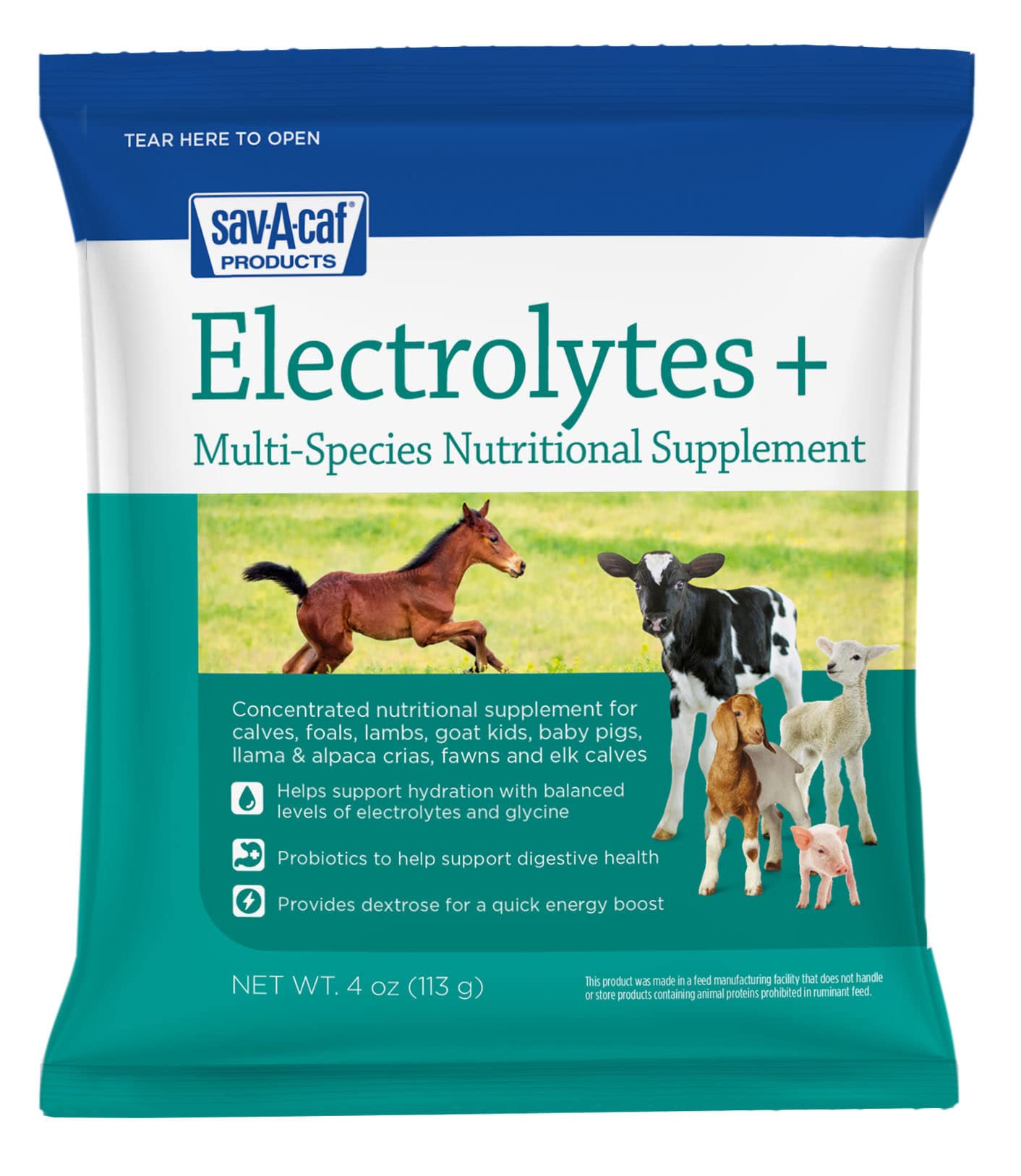 Amazon.com: Sav-A-Caf | Electrolytes Plus Multi-Species Supplement