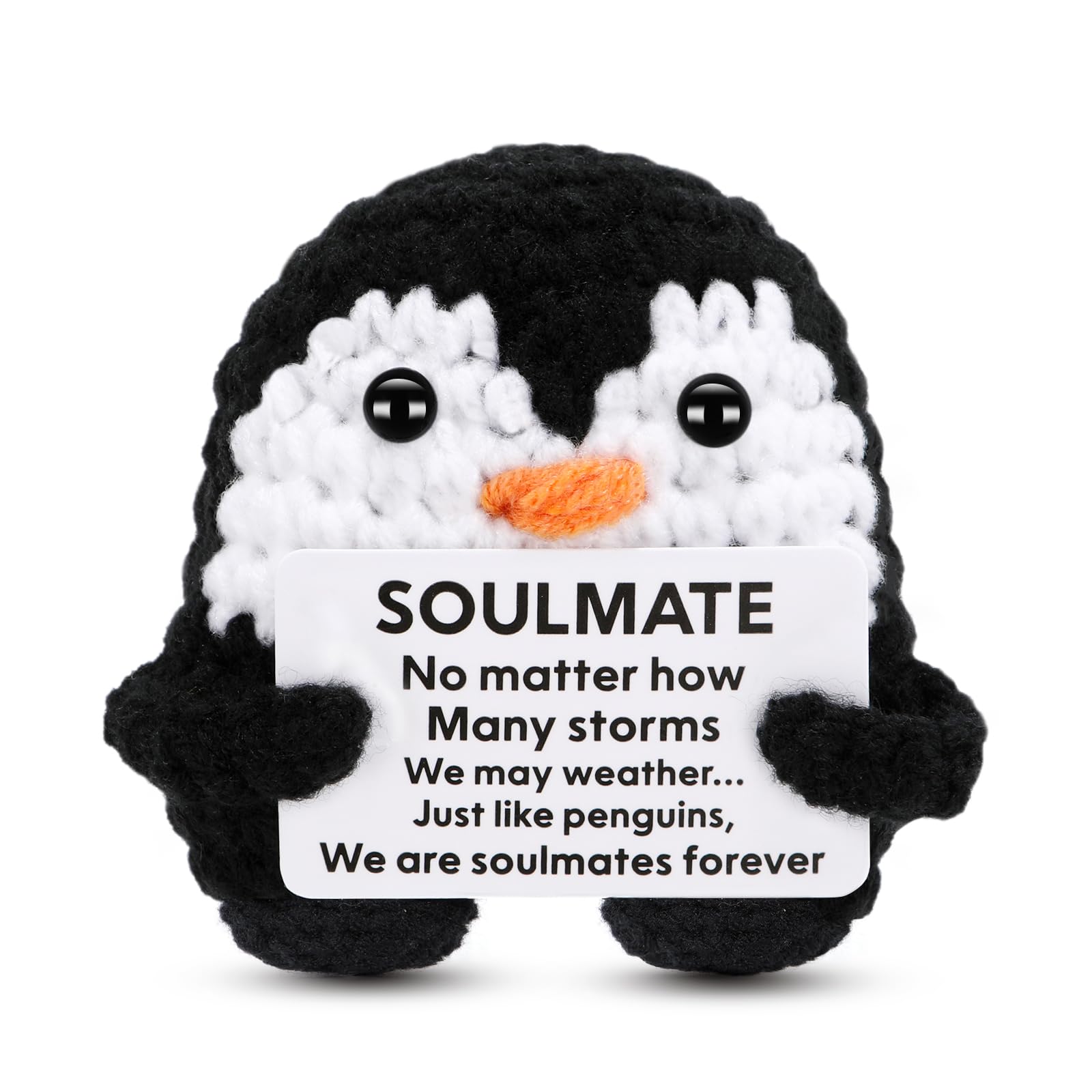 Wompolle Men's As Picture Gifts For Him Her Husband Valentines Day, To My Love Handmade Crochet Penguin Present, Anniversary Wedding Birthday Gift For Wo Romantic I Love You Gift For Couple Wife Husband