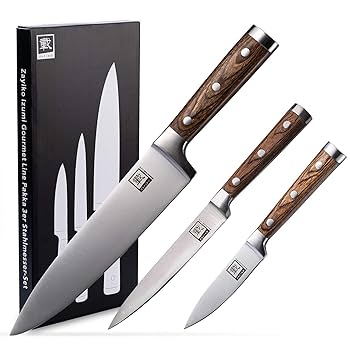 Amazon.co.jp: zayiko ナイフ3点セット - 刃渡り3.5インチ~7.9