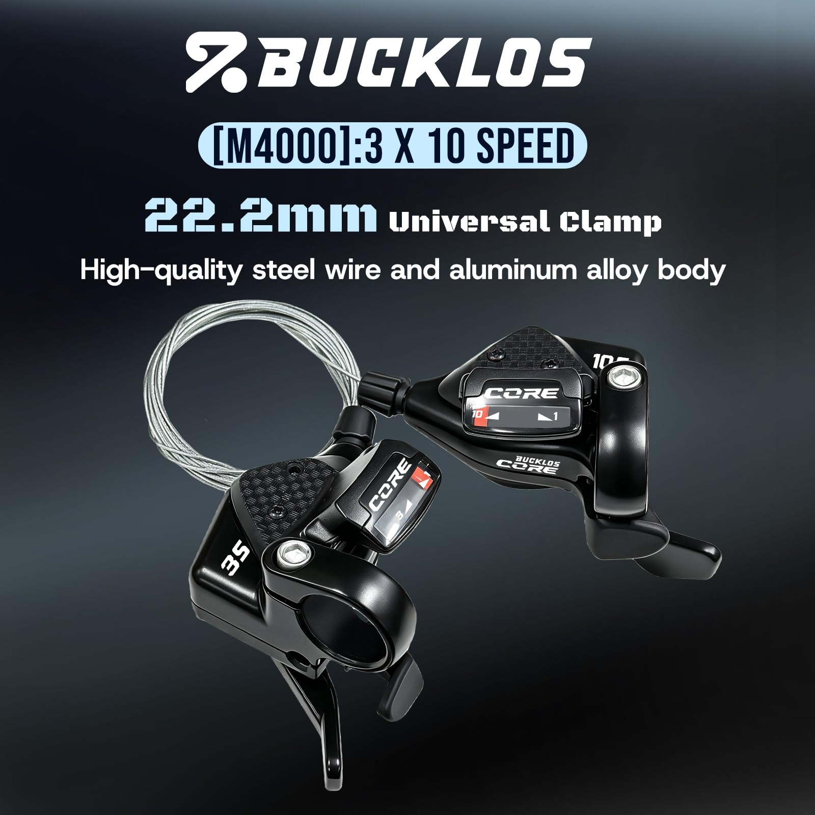 Juego de palanca de cambios compatible con M4000 Core 3 x 10 marchas