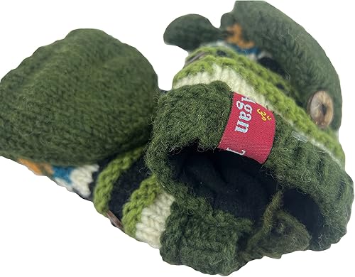 Miniatura 5 de Agan Traders Surtido de lana de punto para mujer, gorro, guante sin dedos, forro polar grueso y cálido Himalaya