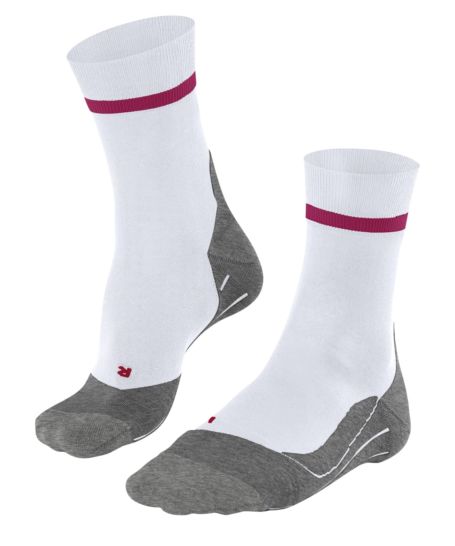 FALKE Women's RU4 Endurance W SO Cotton Anti-Blister 1 Pair Running Socks, White (White 2820), 2.5-3.5