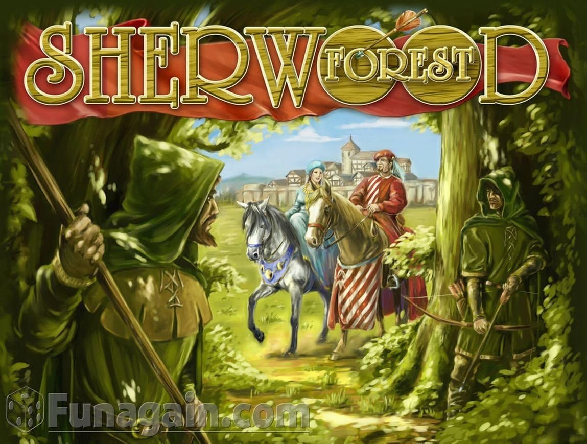 Rio Grande Games Sherwood Forest Strategy Board Game for 3-6 Players Medieval