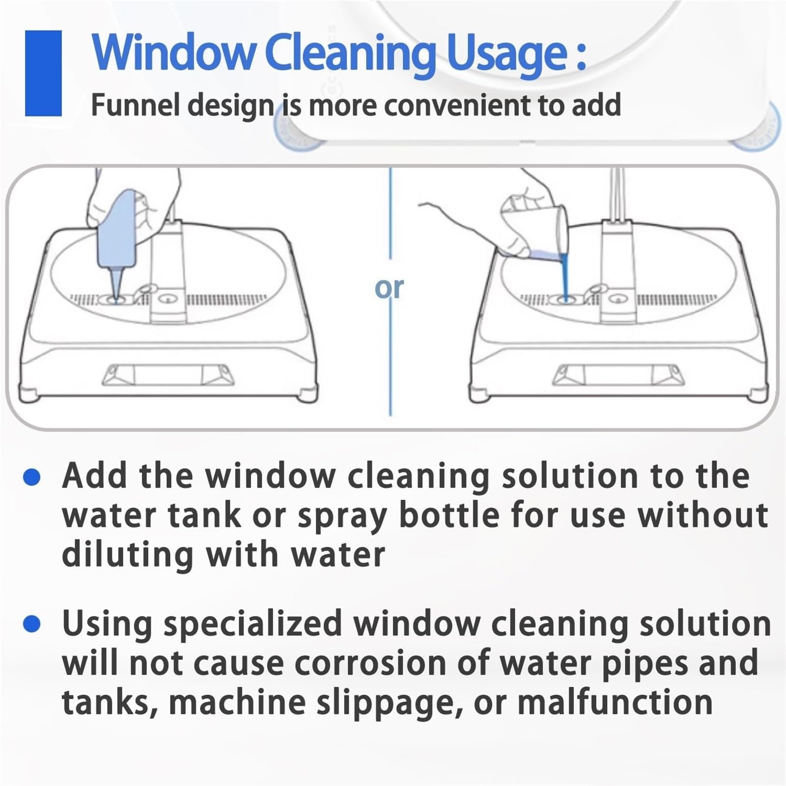 230 ml Fensterreinigungslösung, kompatibel mit Ecovacs Winbot W2 Omni/ W2 Pro Omni/ W2 Pro/W1/W1 Pro/ W1S/ Mini, Roboter-Reinigungsflüssigkeit