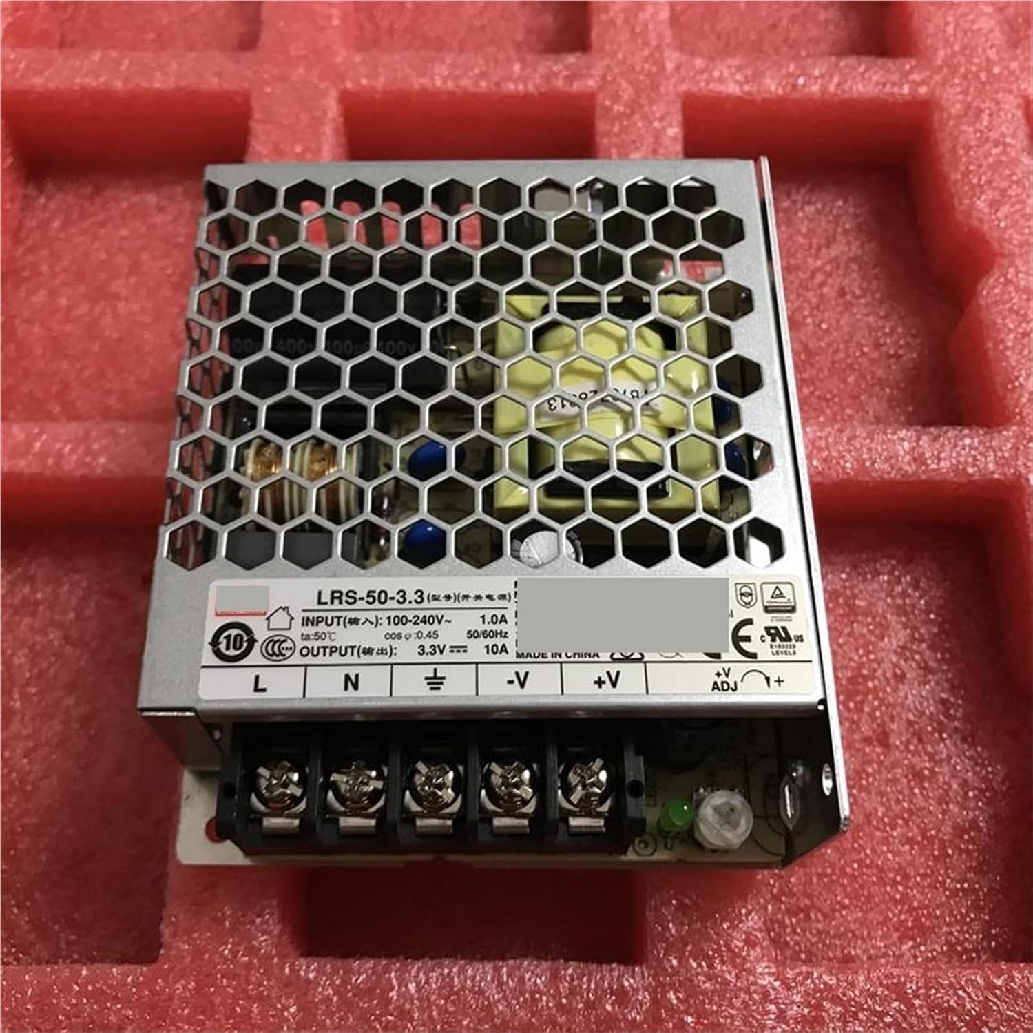 1pcs LRS-50-5 LRS-50-12 LRS-50-15 LRS-50-24 LRS-50-36 LRS-50-48 50W Single Output Power Supply(LRS-50-48)