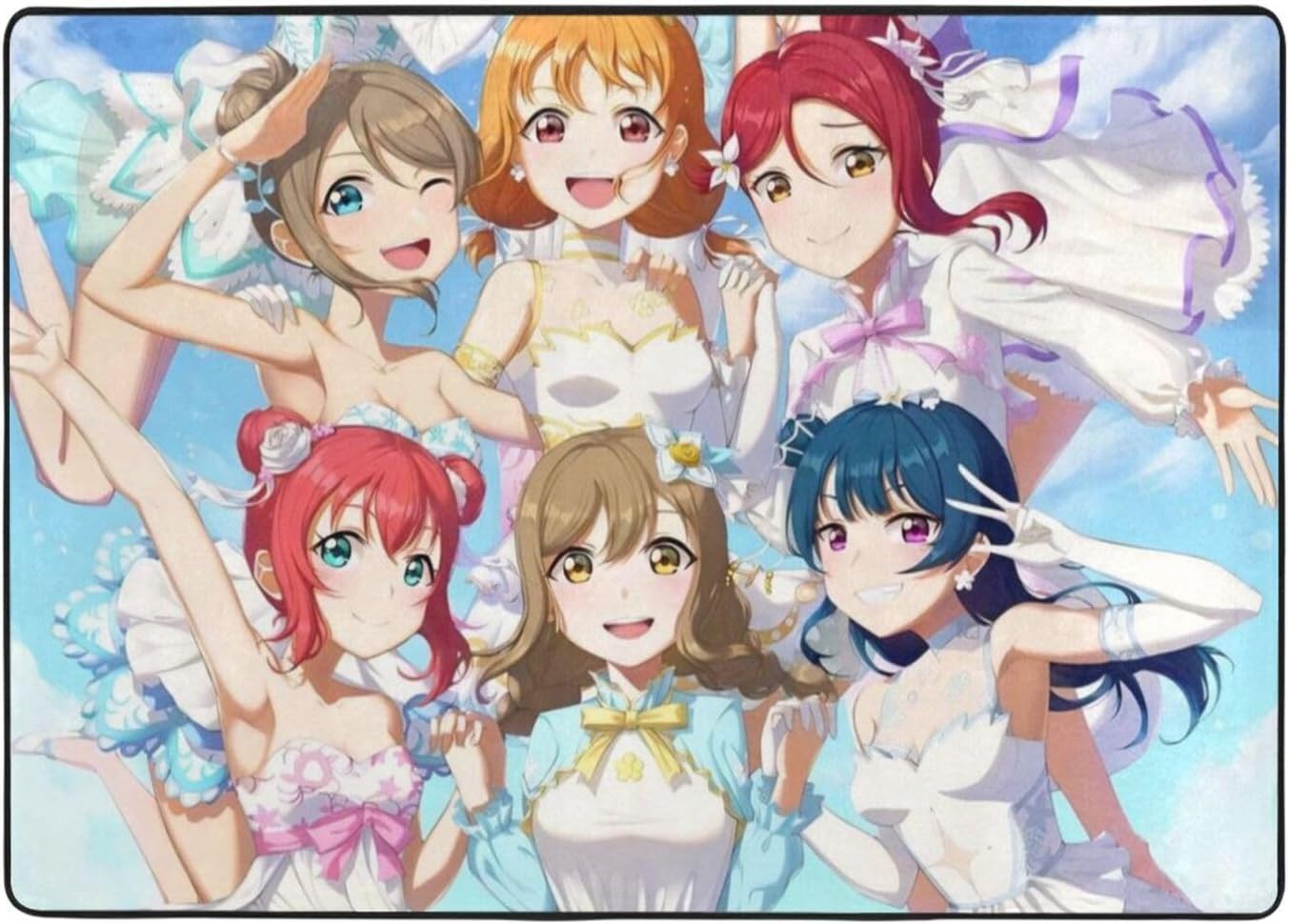 漫画 写真 ウマ娘 プリティーダービー (19) フランネルカーペット 絨毯