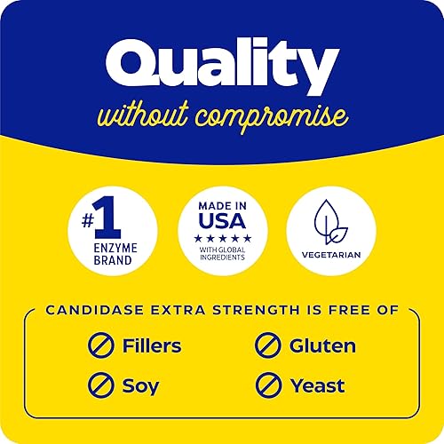 Miniatura 8 de Enzymedica, Candidase Extra Strength, soporte de limpieza avanzado, con enzimas digestivas, probióticos y botánicos, 42 unidades FFP