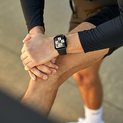 Miniatura 2 de MOLOPPO Correas deportivas compatibles con Apple Watch Band de 1.49, 1.57, 1.61, 1.65, 1.73, 1.77 y 1.73 pulgadas, correa impermeable de silicona