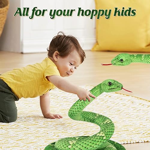 Miniatura 40 de Peluche de serpiente, animal de serpiente de peluche, serpientes de juguete pequeñas de 27 pulgadas para niños, serpiente de peluche gigante