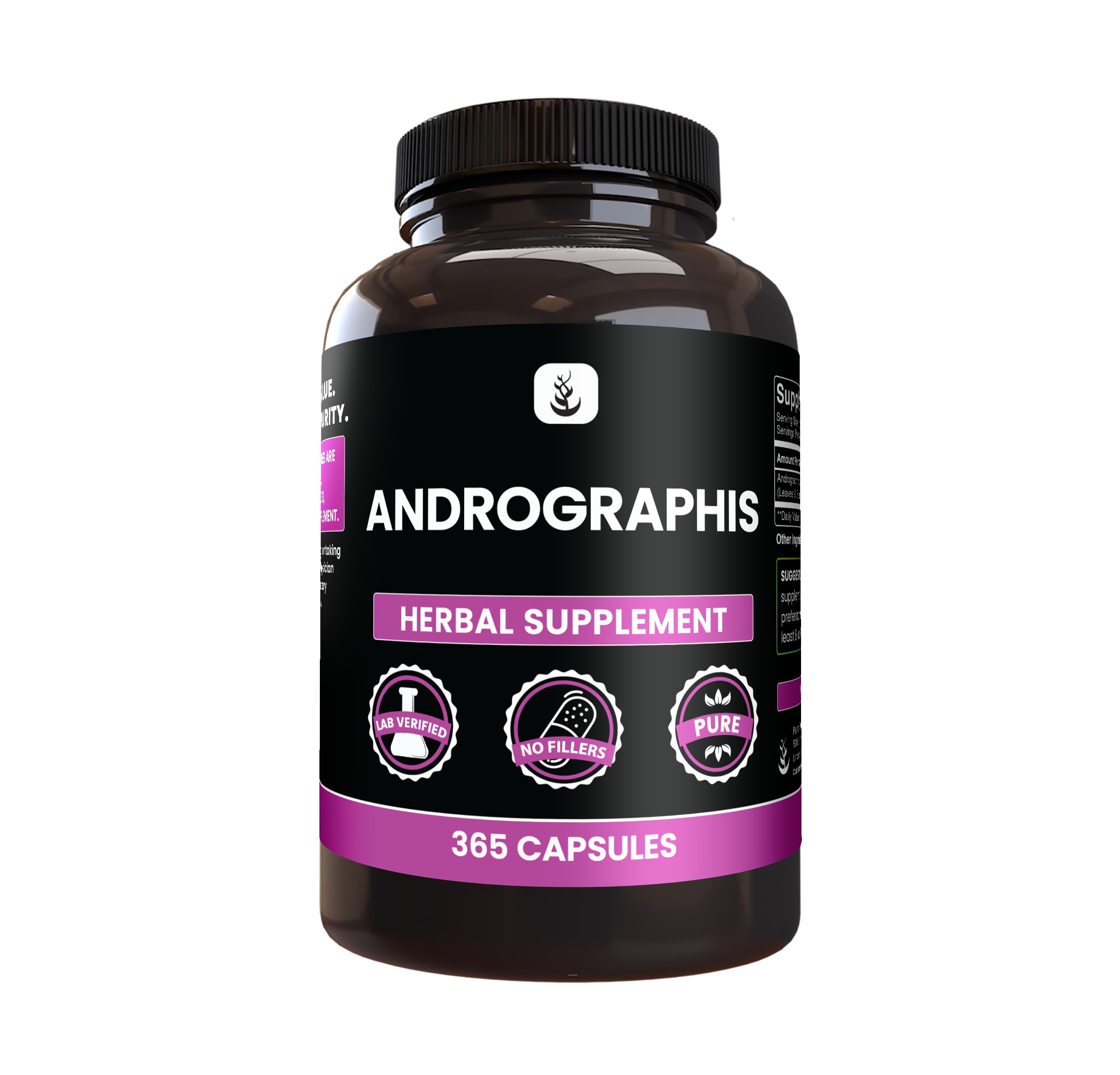 Pure Original Ingredients, Andrographis Paniculata, 365 Capsules