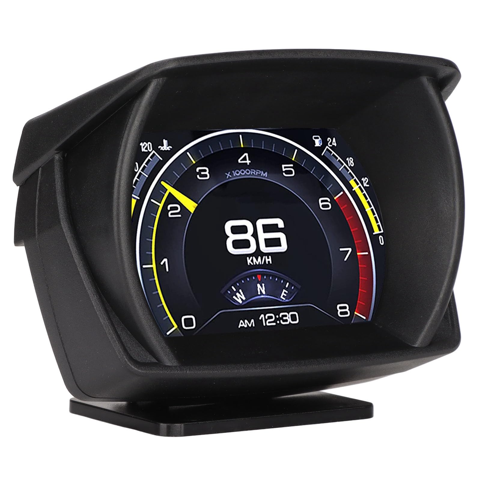 Wyświetlacz Samochodowy HUD Head Up, Wielofunkcyjny Inteligentny Miernik OBD2, Inteligentny Wskaźnik OBD + GPS Samochód Cyfrowy Prędkościomierz do Samochodu z Interfejsem OBD II