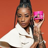 Vista 2 de Red by Kiss Gel para Trenzas de Fijación Extrema Styler Fixer para Trenzas de Caja y Cornrows, Hidratante, Acondicionador, Control de Encrespamiento