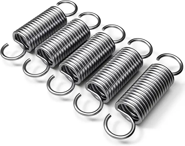 Sturiz 5 Stück Zugfedern mit Haken Edelstahl Spannfedern 2.2x15x50mm