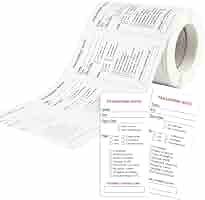 Etichette Adesive Per Tagliando Auto - 100 Pezzi 50x100mm, Impermeabili In PP - Foto 9