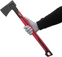 Vista 23 de INTERTOOL Hacha de división de madera de 28 pulgadas - Maul para leña - Divide rondas medianas a grandes - Mango compuesto antideslizante absorbente