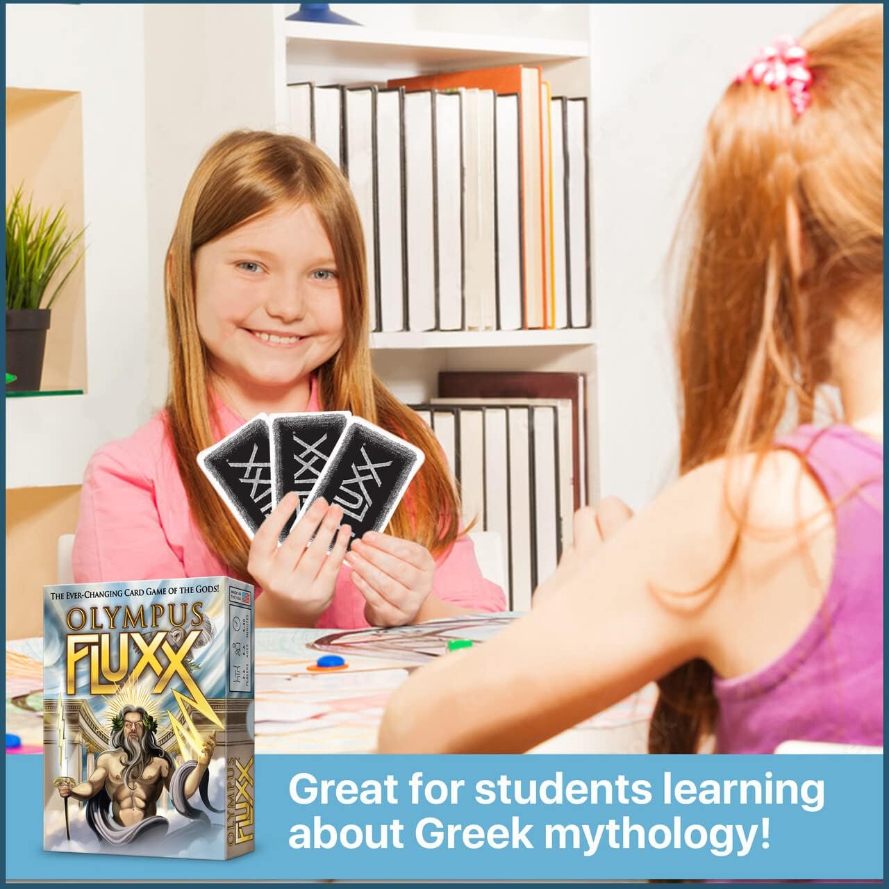 Looney Labs Olympus Fluxx Card Game - Explore Mythology with Rule-Changing Twists