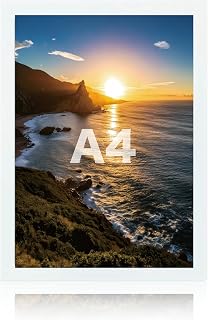 benrii A4挂墙相框 白色 轻量 挂墙 海报相框 白色