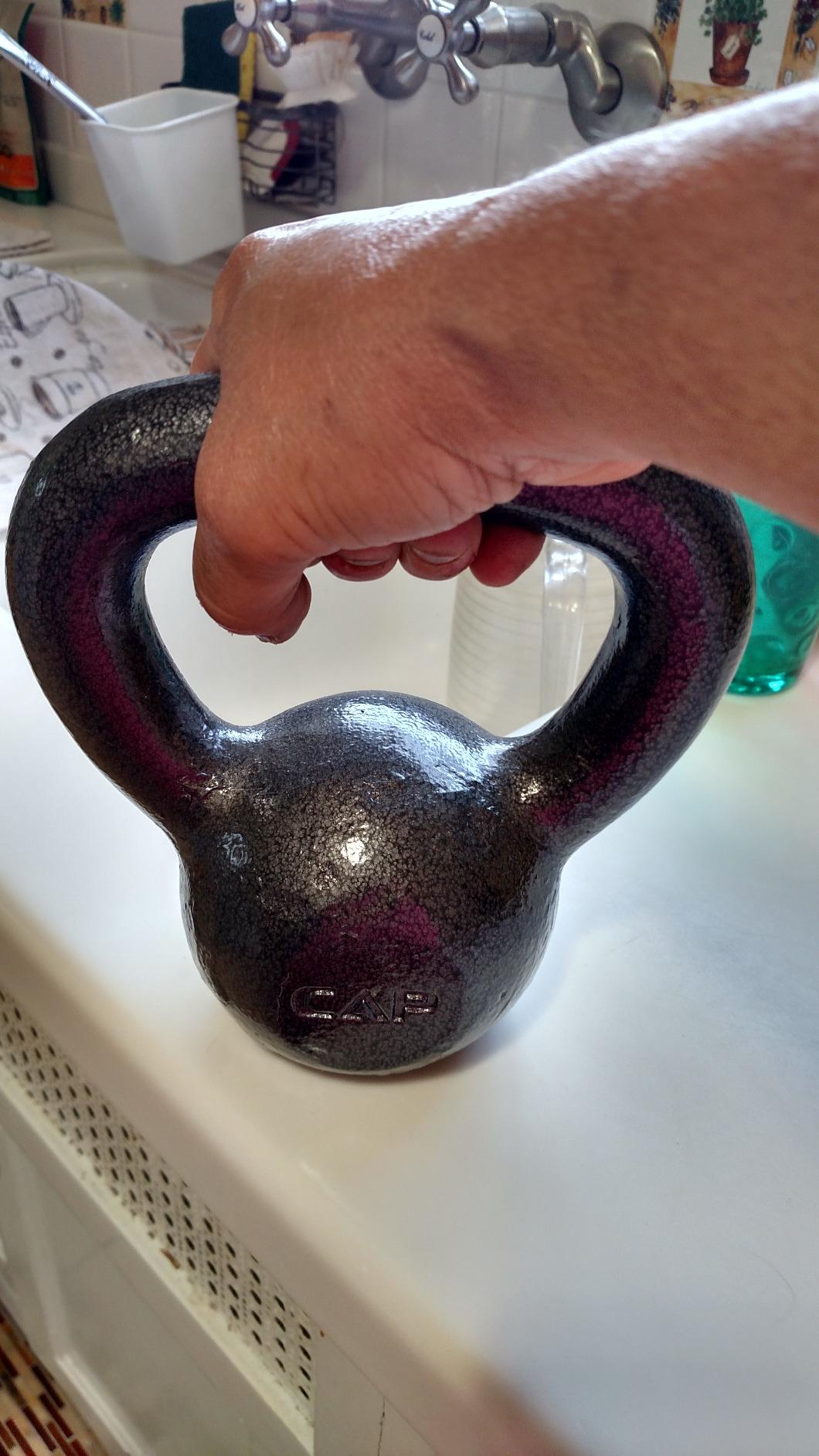 CAP Barbell Kettlebell handle close-up