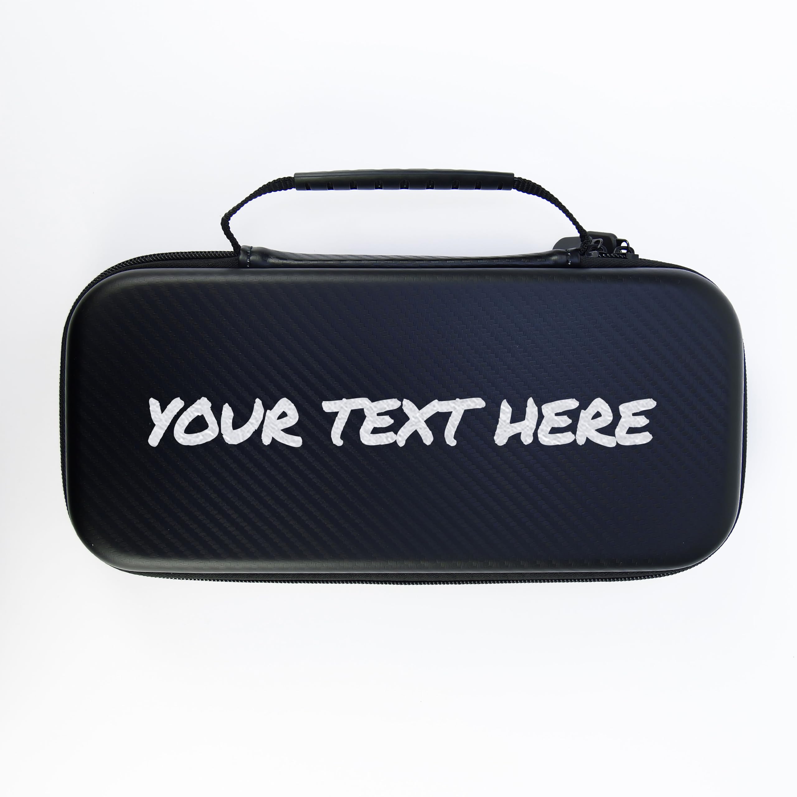 LaserGram Personalized Case for Nintendo Switch 2 (Carbon Fiber Black)