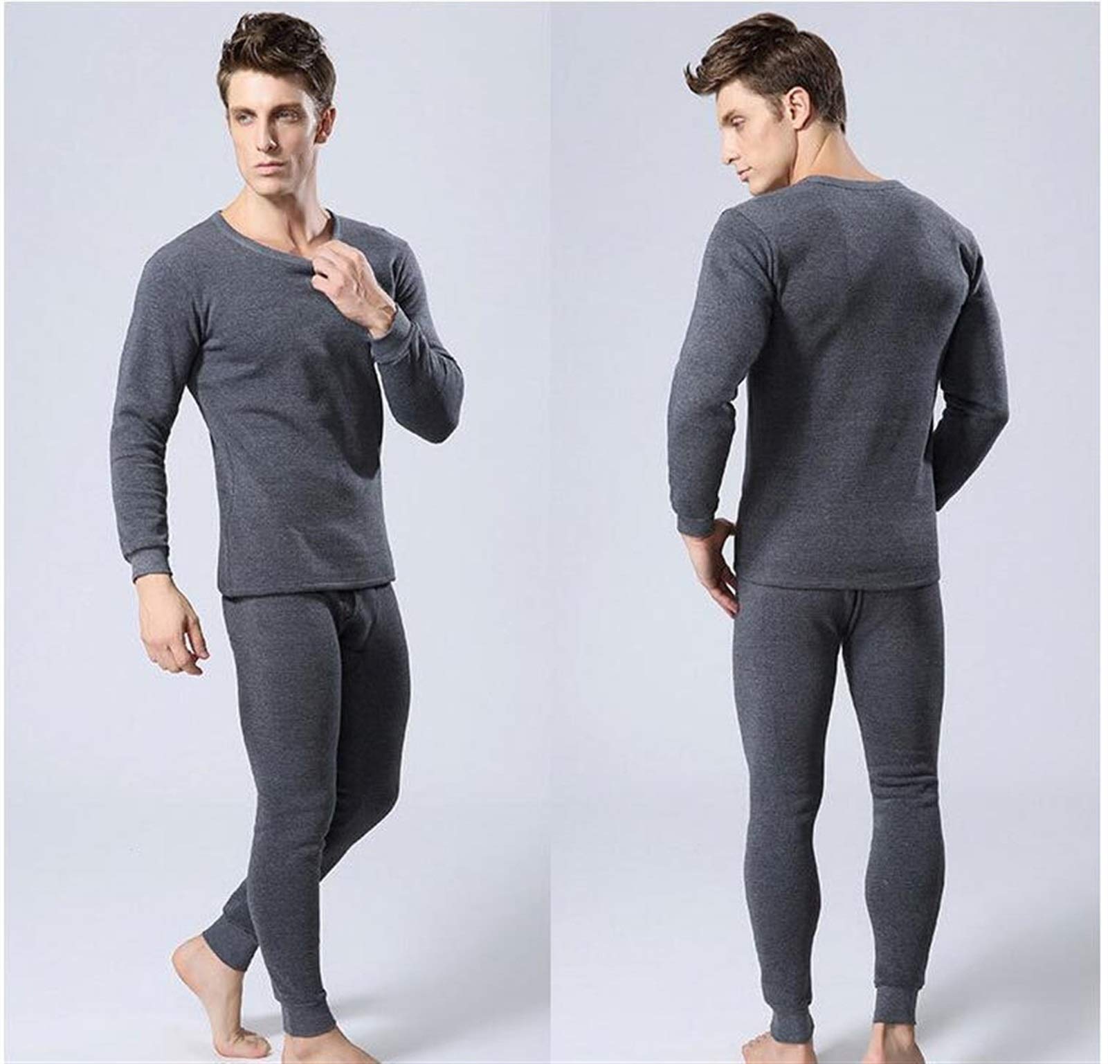 Termica Set Biancheria Intima Uomo Inverno Intimo Termico Abiti Maschili Spesso Abbigliamento Termica Solid Cloth