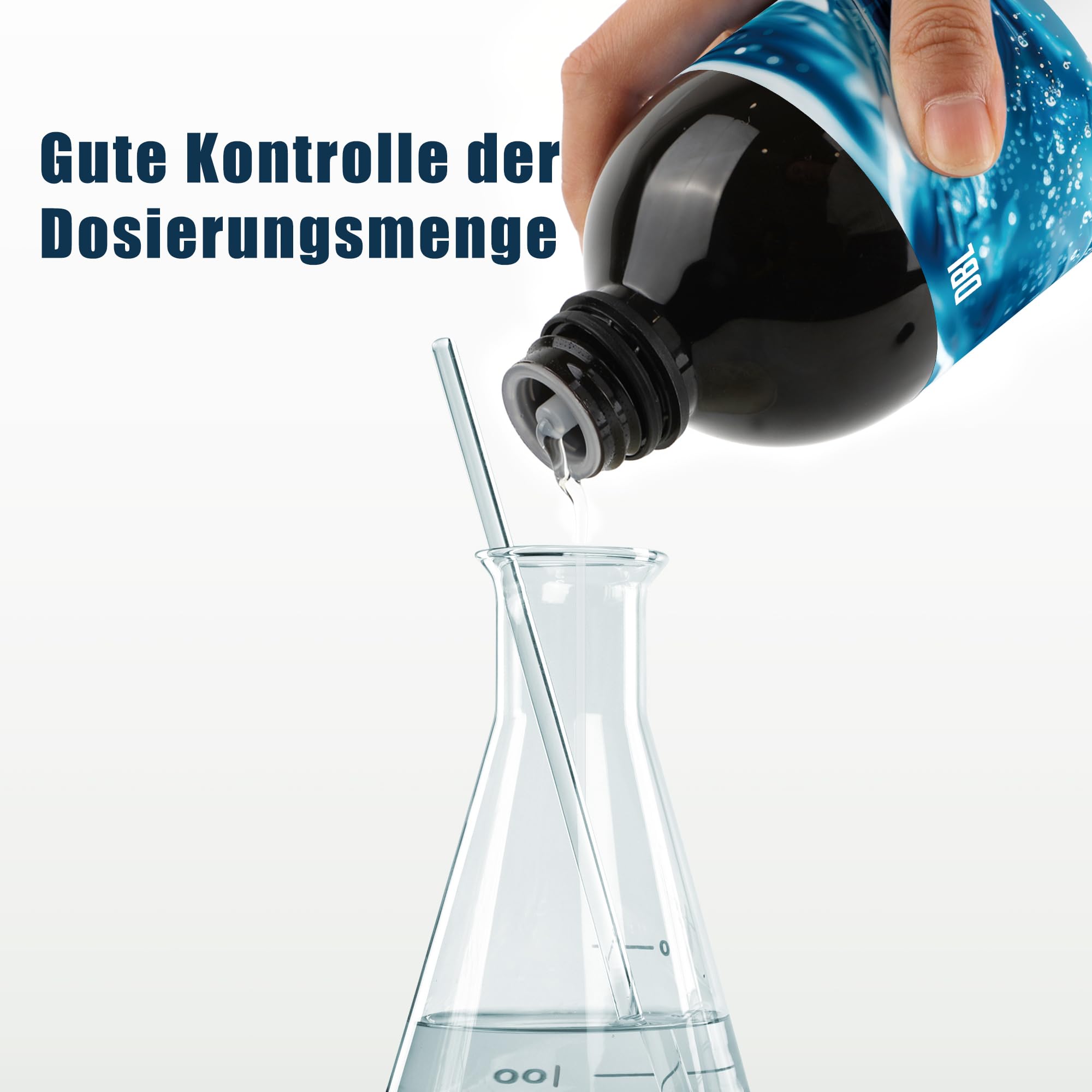 DBL 2x500ml 70% Glycerin E422, 30% Propylenglykol E1520, 70/30 VG/PG, 99,9% | Pharma- & Lebensmittelqualität, Vegan, Farblos, Ideal als Liquid Base für DIY, Seifen, Cremes, Kindersicherer Verschluss