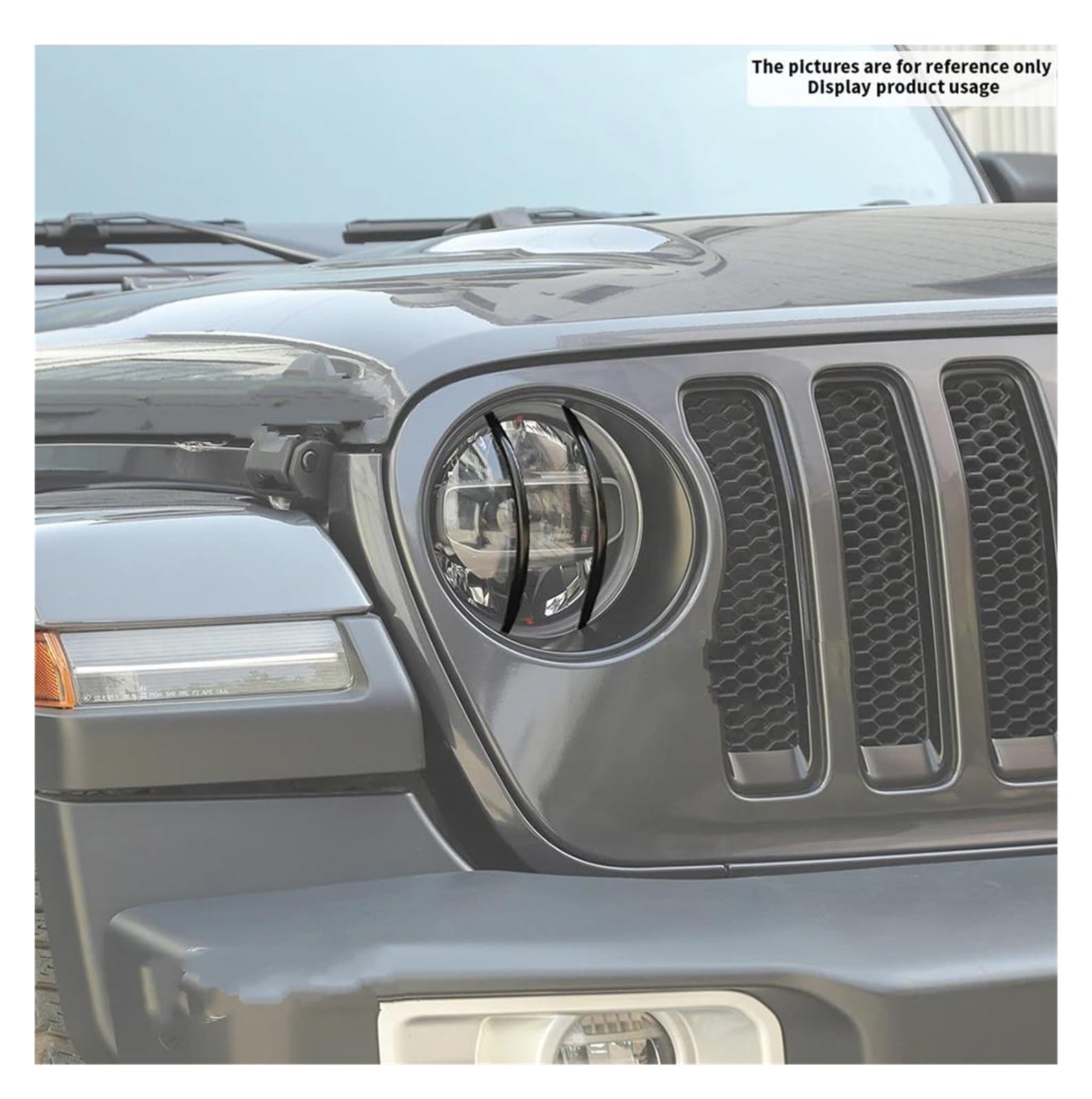 Protector De Luz Trasera Cubierta Embellecedora Luz Trasera Para Faro Coche Decoración Señal Giro Espejo Retrovisor Para Jeep Para Wrangler JL 2018 Up Cubierta De Luz Trasera | C Style