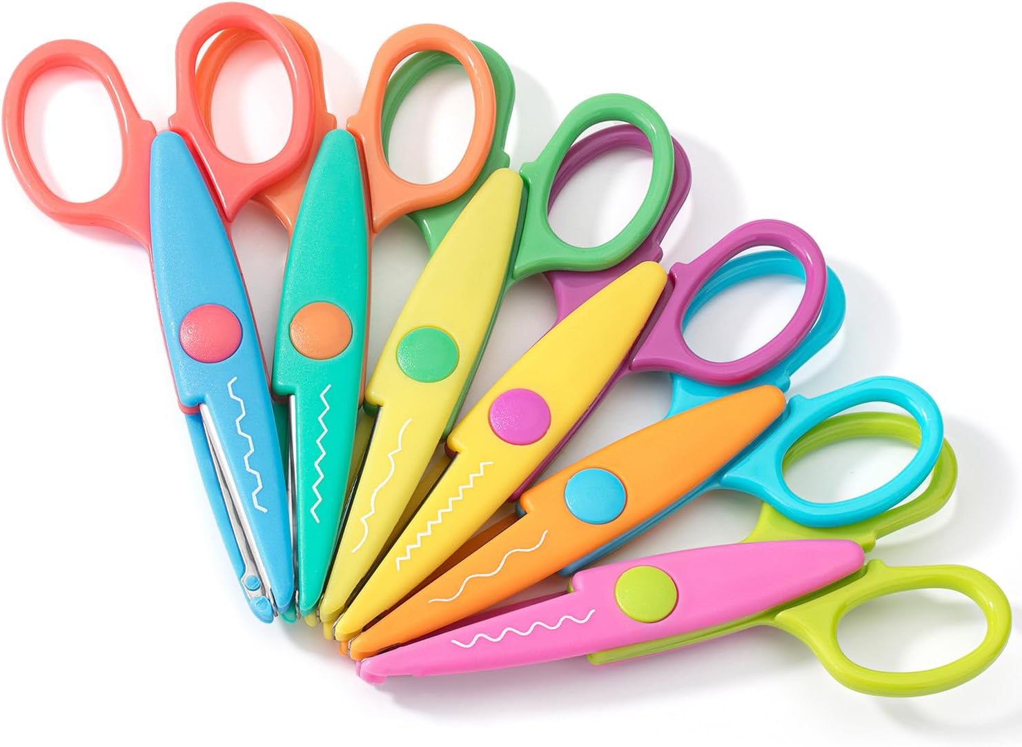 Mr. Pen Craft Scissors Decorative Edge, 6 Pack, Craft