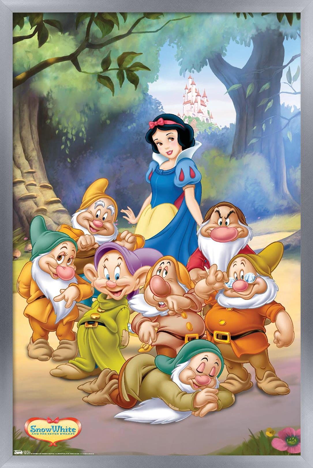7人の小人　白雪姫　プラチナムエディション　DVD 販促ポスター Amazon.co.jp: Trends International ディズニー 白雪姫と七人の小人