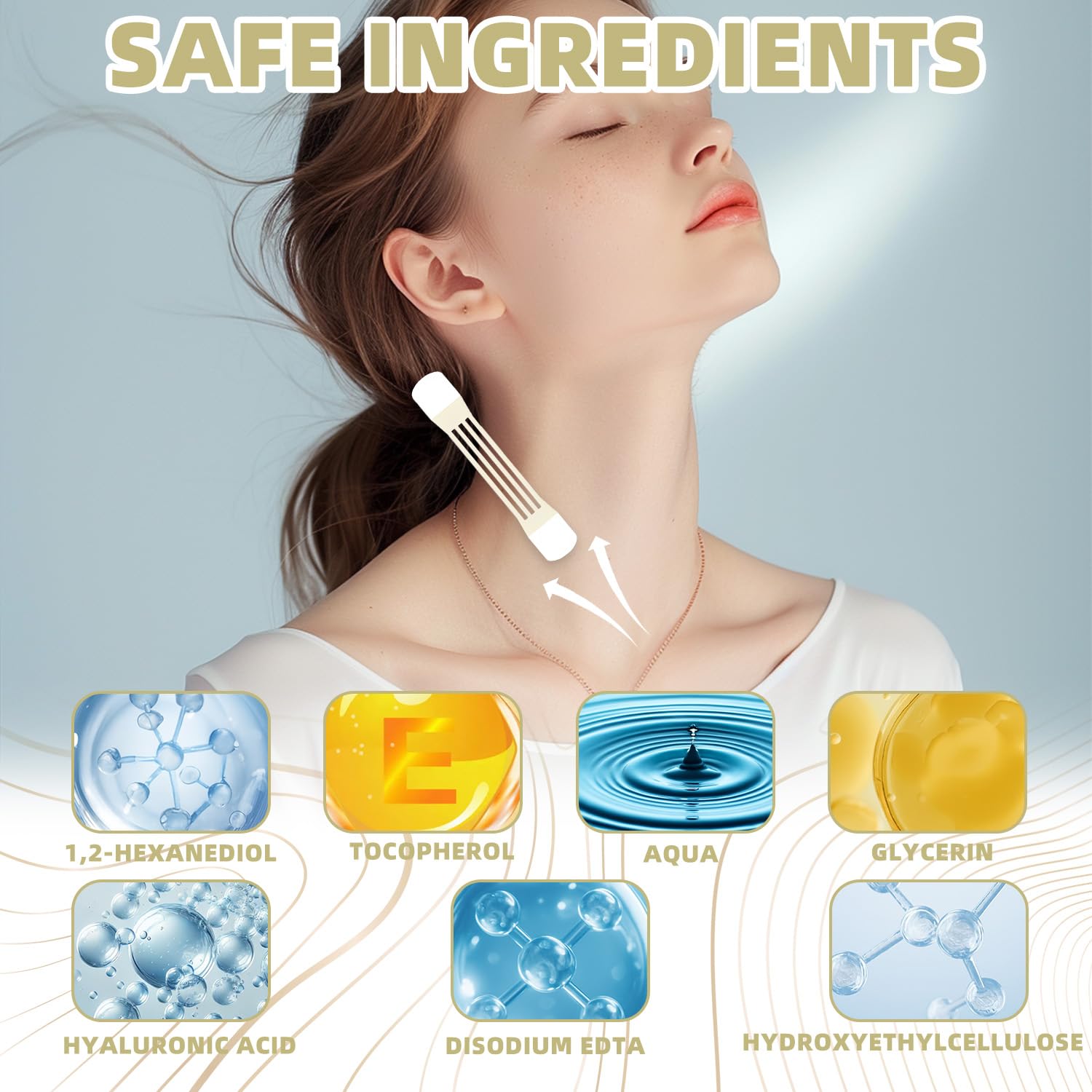 4 PCS Neck Lift Tape, with 20pcs Replacement Tapes - Image 3