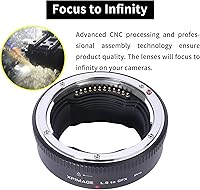 Vista 5 de Anillo adaptador de montaje de lente electrónico compatible con lente Leica S a cámara Fujifilm GFX GFX50 GFX100 Auto