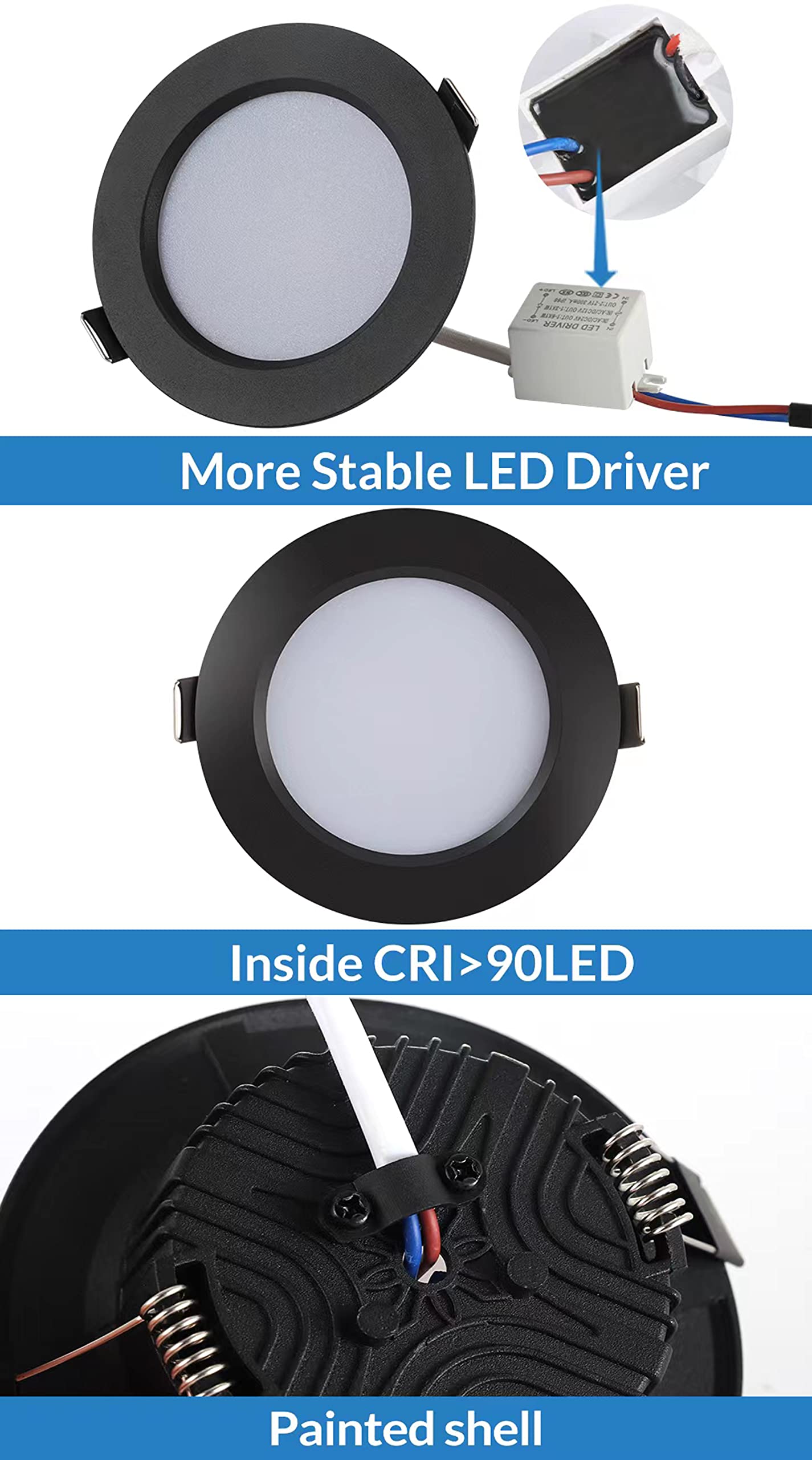 DC12V/24V Waterproof IP68 Recessed LEDs Deck Lights Outdoor In-ground
