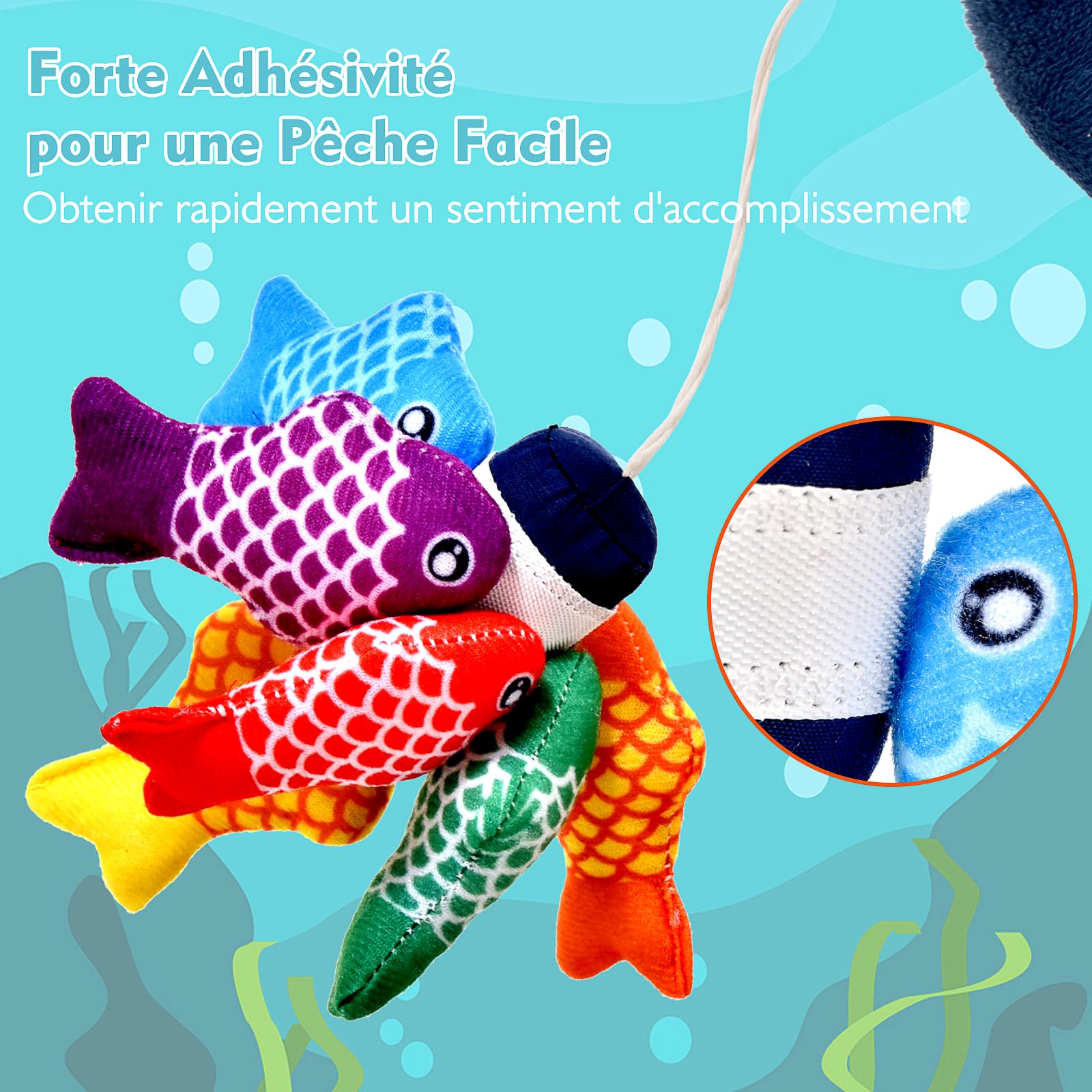 Jouet Bebe 1 an, Montessori Pêche a la Ligne Jeux pour Enfant 6 9 12 18 Mois, Educatif Jeu Bébé, Cadeau pour Fille Garcon Fille 1-3 Ans