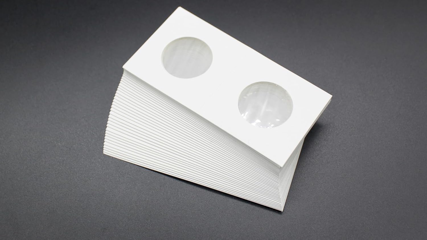 Boen Coin Flips 300Pcs 20.5mm/(0.8 Inch) Coin Flips for Penny Coin Holders for Colletors The Coin Collection Supplies Coin Cardboard Coin Flips for Coin Collection