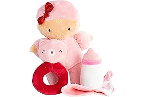 Delightful Baby Doll Rattle: A Symphony of Softness and Sensory Stimulation