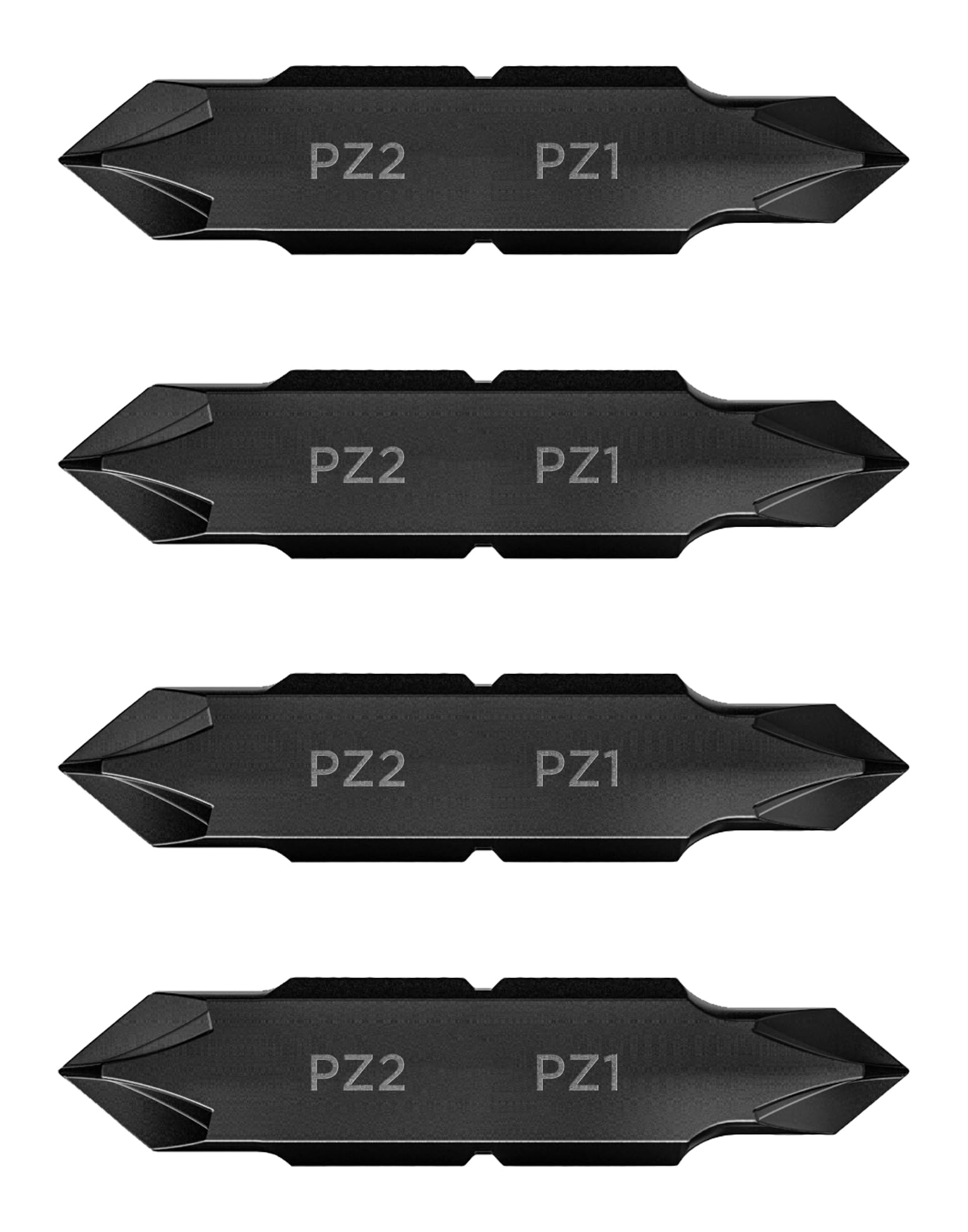 Galvanox Pozi #2 – #1 Embouts de tournevis double face de rechange pour outils multifonctions Leatherman (lot de 4)