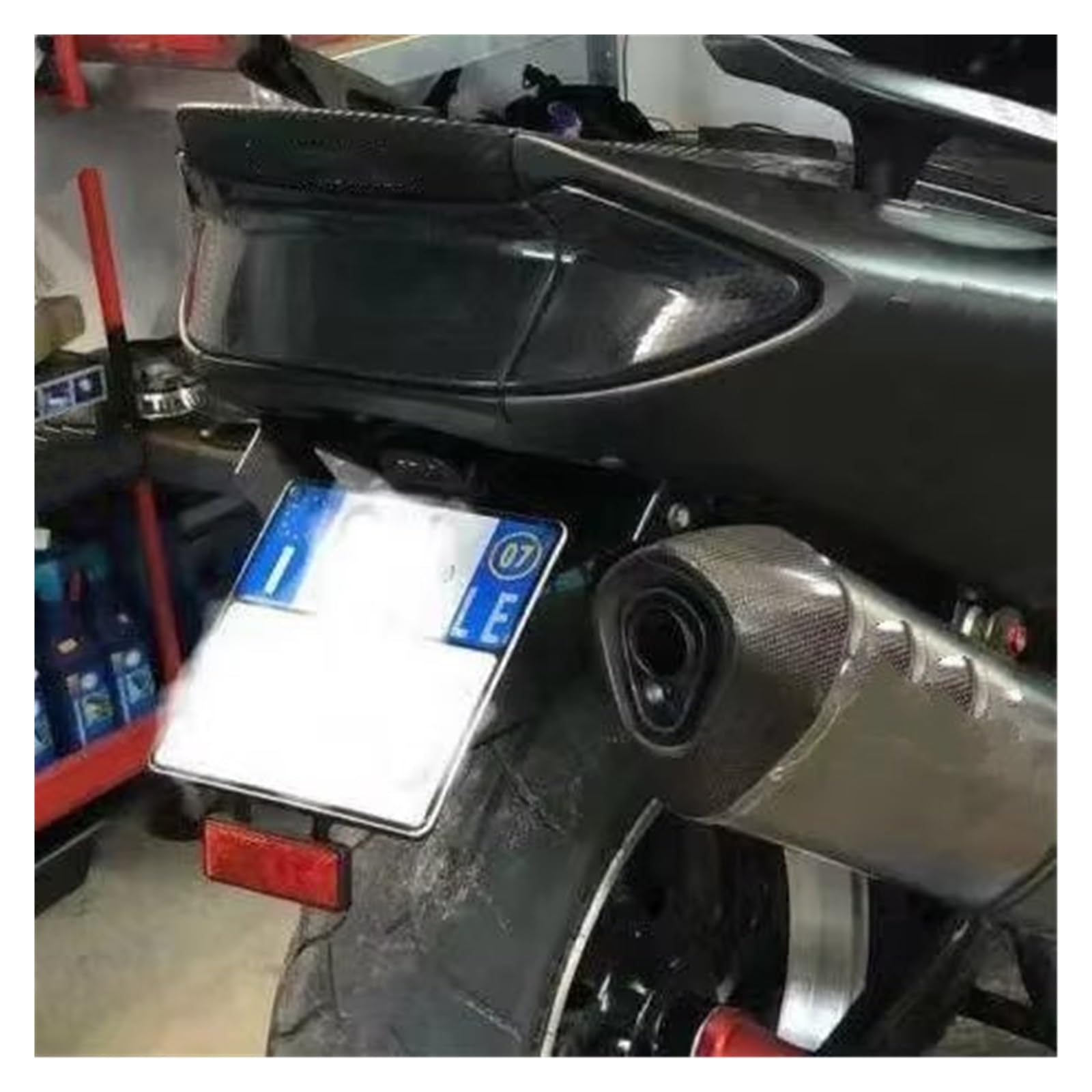 Supporti per targhe Moto per TMAX500 per TMAX 500 2001-2007 Parafango Posteriore Supporto Luce Targa Hugger Portatarga Moto