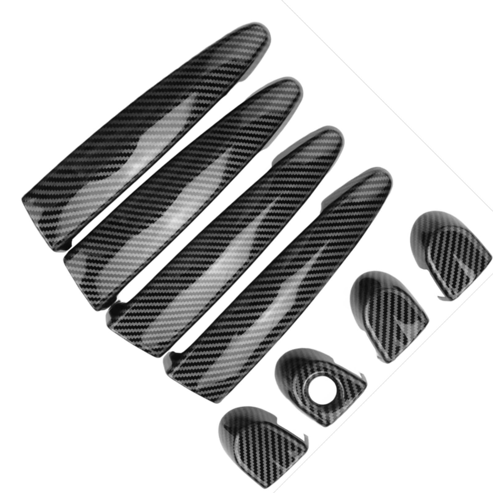 FVOIRSS Outer Door Handle Compatible with BMW X6M E71M 2008-2013 for E70M 2010-2013 Car Exterior Door Handle Cover Decoration Sticker Trim Protector Styling