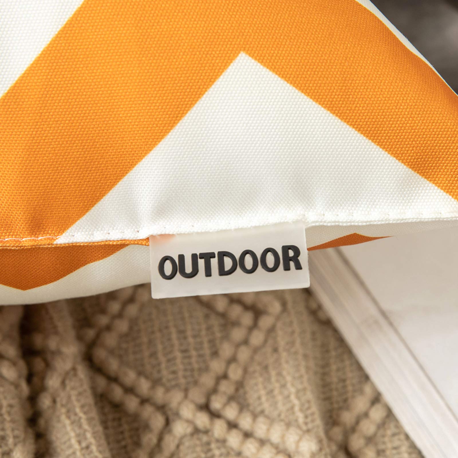 MIULEE Funda De Cojines Impermeable Cojín Exterior Funda De