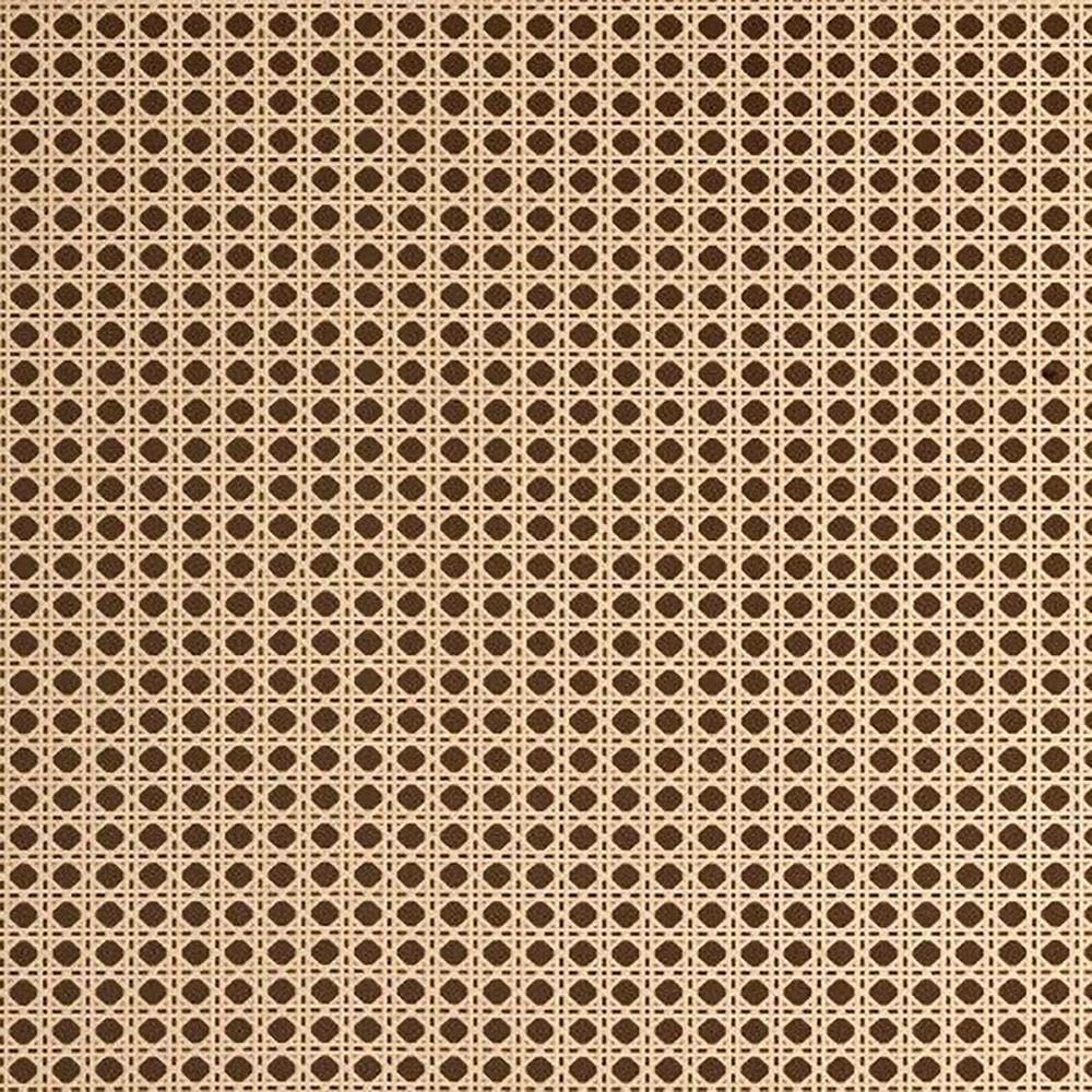YΓΆL Brown Woven Cane Self Adhesive Film - Sticky Back Crafts Vinyl - Modern Contemporary 2m x 67.5cm