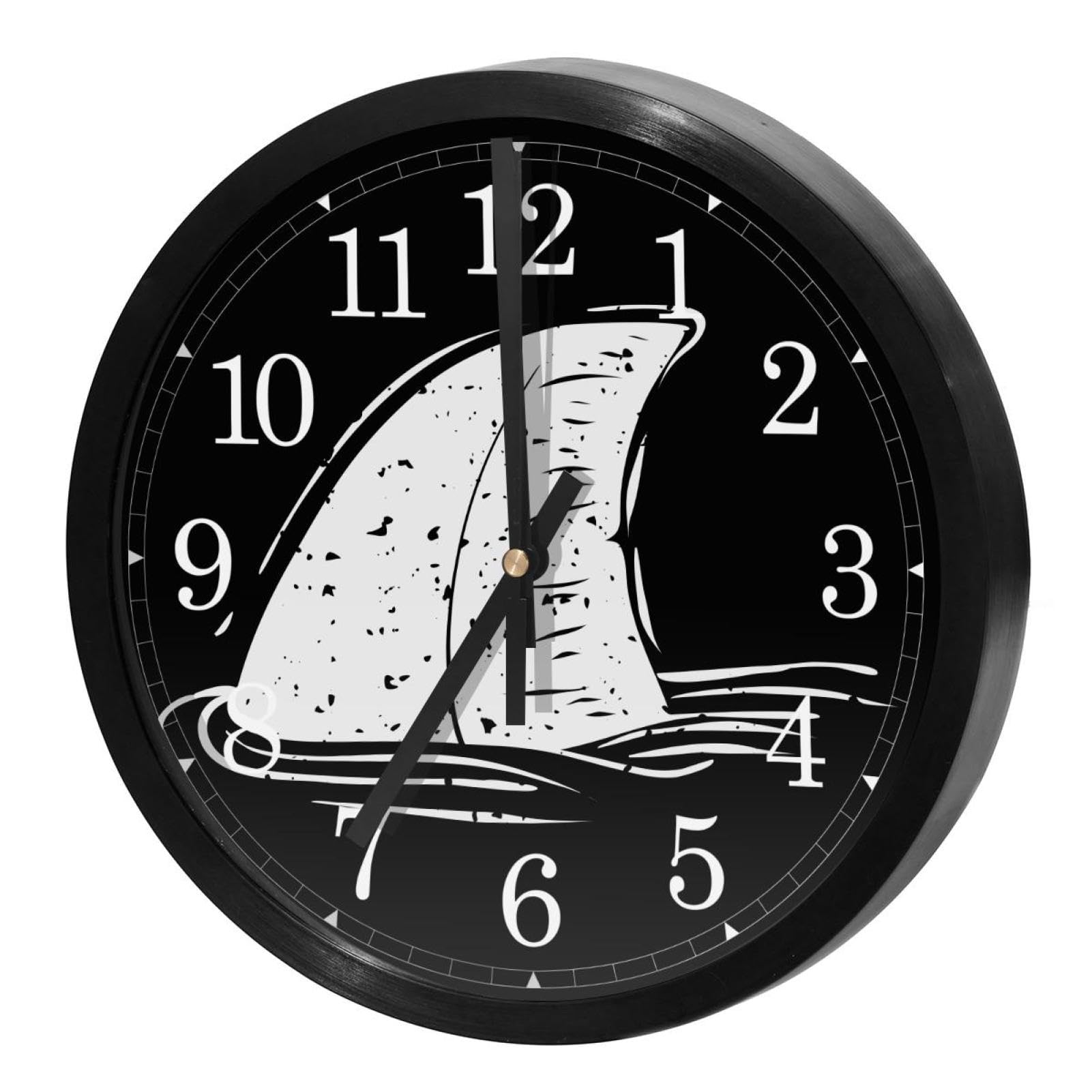 Horloge murale silencieuse à quartz ronde pour décorer votre salon et travailler en toute sérénité