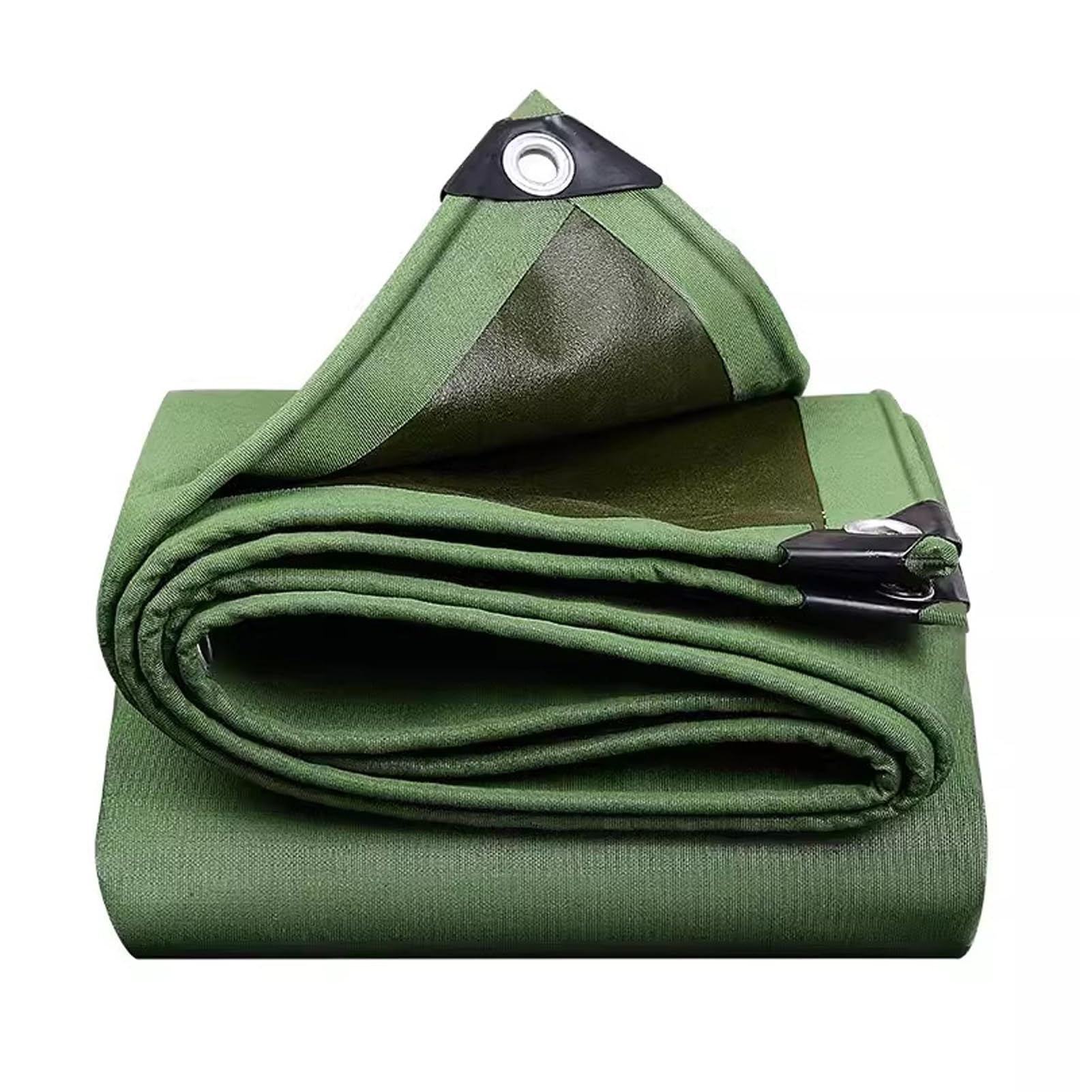 13x13ft Heavy Duty Waterproof Canvas Tarp - 35 Mil UV Resistant Tarpaulin Cover With Grommets For Roof, Camping, Pool - View #4
