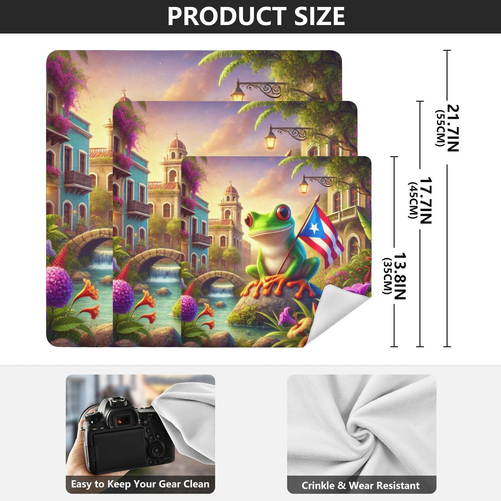 Joko Ivery Frog Blue Self-adhesive Cloth 17.7