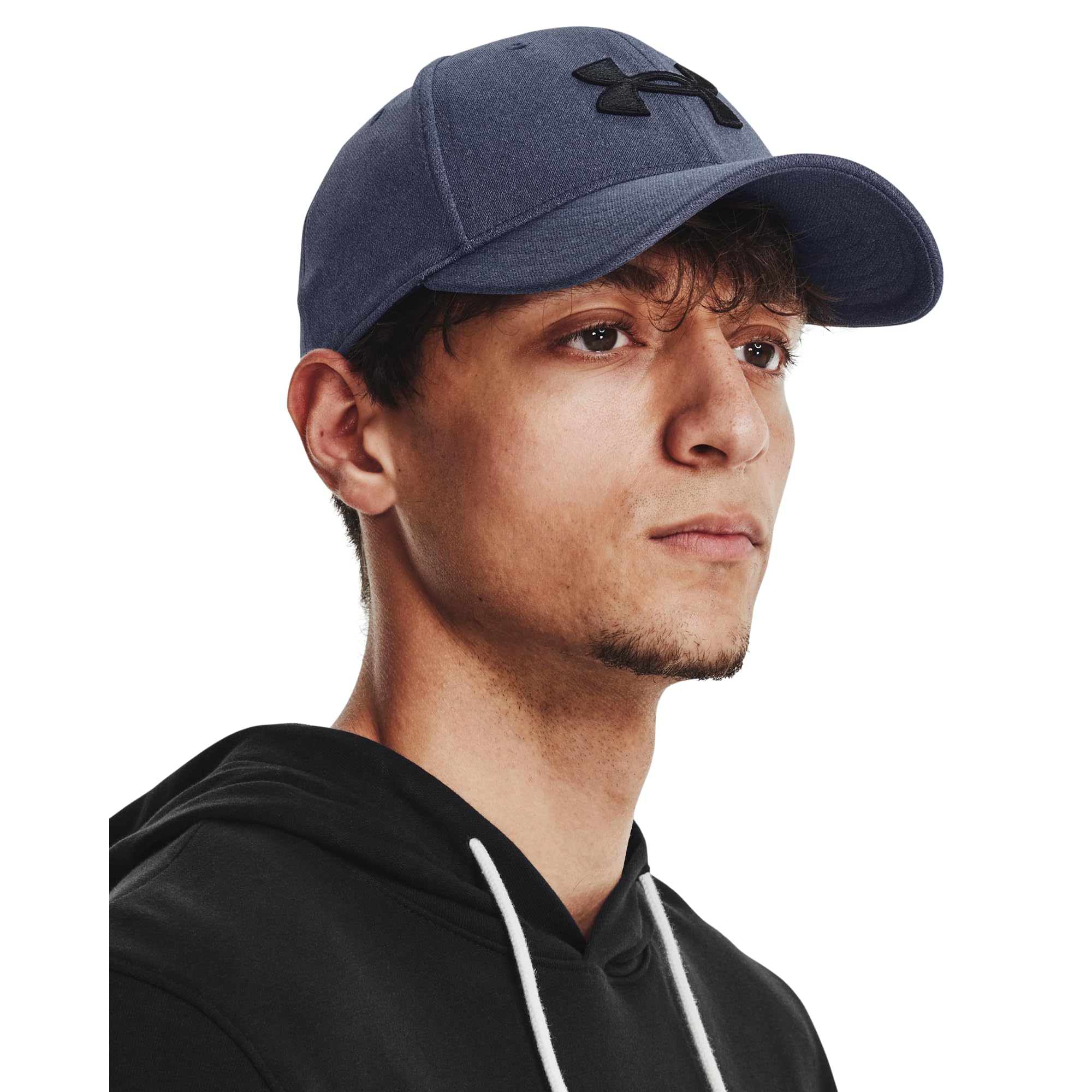 Under Armour Men's Blitzing Low Stretch Fit Cap - Midnight Navy / / Black - S/M – Ansicht 2