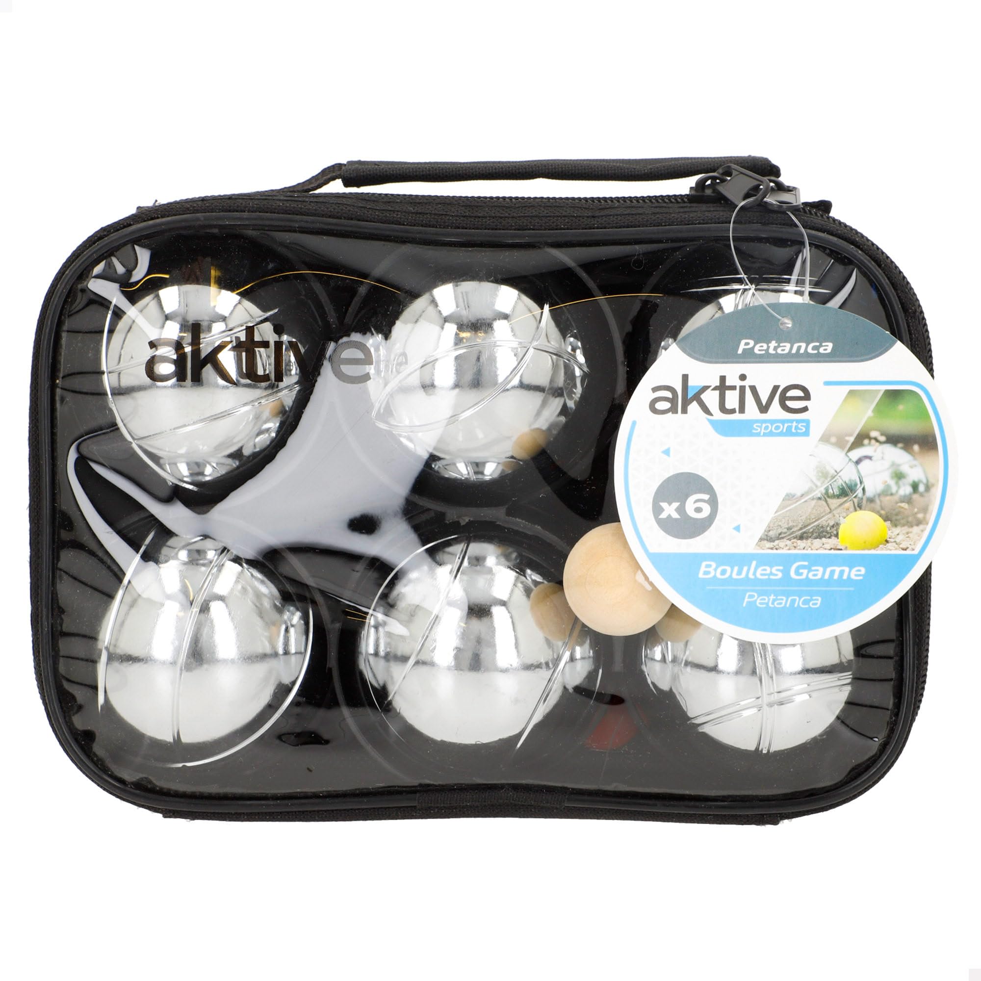 Aktive 54036 Set de petanca 6 bolas